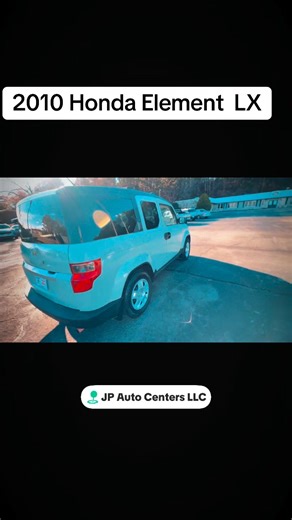 2010 HONDA ELEMENT LX Stock ID : 11562 $6,200 Vehicle Info MILEAGE 222,360 Mi TRIM LX ENGINE 2.4 TRANSMISSION Automatic DRIVE TYPE Front Wheel Drive STOCK # 11562 EXTERIOR COLOR WHITE INTERIOR COLOR BLACK https://jpautocenters.com/vehicles/10836430-2010-HONDA-ELEMENT/ | JP AUTO Centers, LLC | Facebook