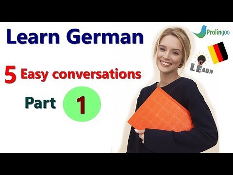Learn German | 5 easy conversations | For beginners