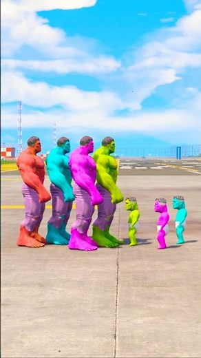 RANDOM MCU MINI HULK VS RANDOM MCU SUPER MINI HULK TEAM BATTLE #43 #shorts