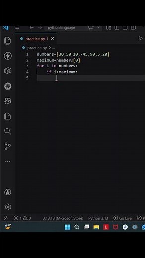 59 Python Program to find the maximum value using for loop
