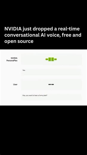 Leng Media on Instagram: "NVIDIA has open sourced PersonaPlex 7B v1, a 7 billion parameter AI model now available on Hugging Face. The company says the model is built to run quickly and efficiently, with flexibility for teams building personalized agents, assistants, and other domain focused tools. With the release, developers can download the model to run locally or in the cloud, fine tune it for specific use cases, and adjust how it responds, including tone, style, and subject matter focus. NV