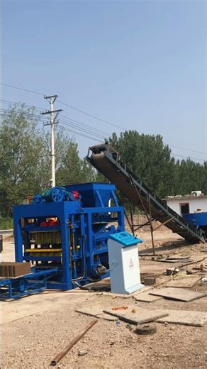 QT4--24 Simple Automatic Concrete Block Making Machine