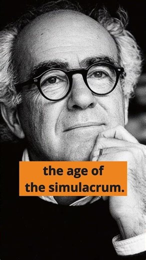The SELF has become a COPY| Baudrillard & SIMULACRUM #Baudrillard #Postmodernism #Shorts #Simulation