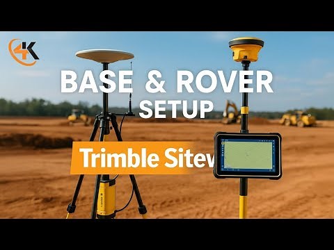 Trimble Siteworks - Base & Rover Setup