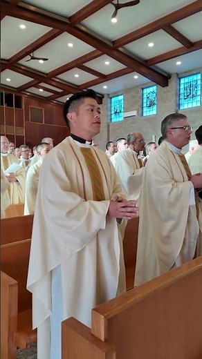 More Than 100 Legionary Priests Sing with the Seminarians at Morning Mass