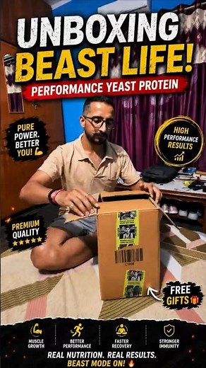 Beast Life Protein Unboxing 💪 | Free Gifts 🎁 | Flying Beast | Gaurav Taneja #BeastLife #FlyingBeast