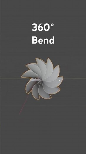 オブジェクトを曲げたい時に使えるモディファイアー #blender