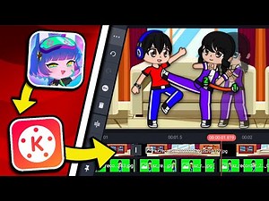 How to Make Smooth Gacha Club Animation with KineMaster on Mobile in 2023
