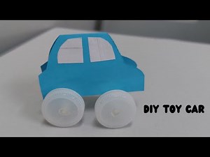 DIY Easy Moving Toy car tutorial for kids|Kids craft|paper craft for kids|easy DIY toys for children