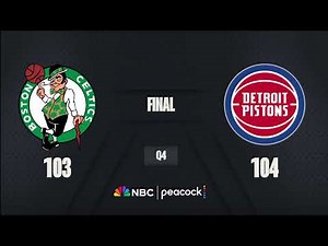 NBA Live Game Scoreboard MLK Day on NBA & Peacock | Boston Celtics Vs Detroit Pistons