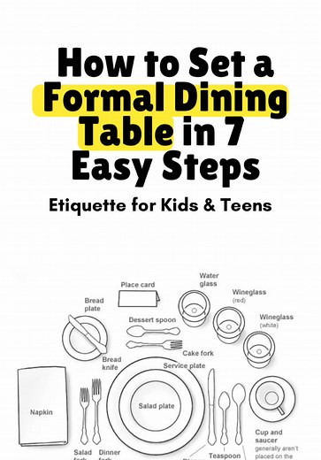How to Set a Formal Dining Table: 7 Simple Steps