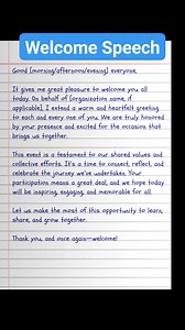 1.8M views · 5.8K reactions | Welcome speech #education #school #virals #trendingreels | English Class | Facebook