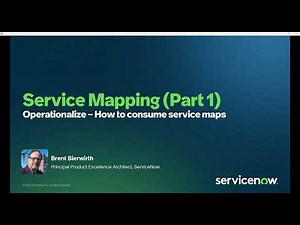 Service Mapping - Using Service Data Part 1