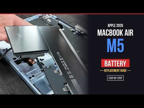 MacBook Air M5 Battery Replacement - Step by Step Guide - Teardown