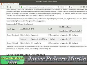 SSOO - SOR - 01.03 - Instalacion de Ubuntu 18.04 LTS Server