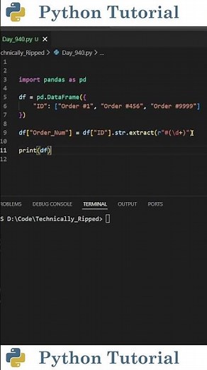 How to Use Regex in Pandas to Extract Text | Python Tutorial
