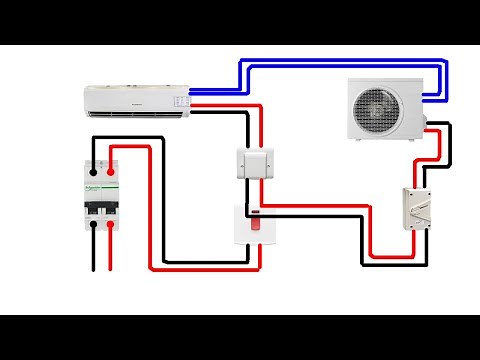 Lg Split ac wiring diagram |Single phase Split ac |Split ac wiring |electrical power |ac wiring