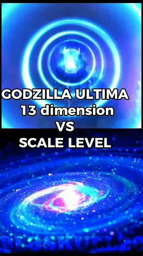 godzilla ultima vs scale level #godzilla #edit #1v1 #scale