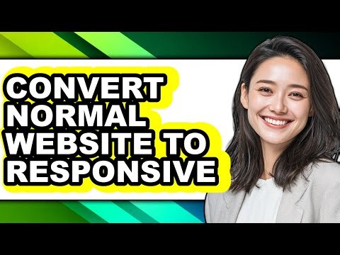 How to Convert Normal Website to Responsive (only Way)