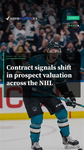 Celebrini Signs Landmark Deal With Sharks, Sets New NHL Standard