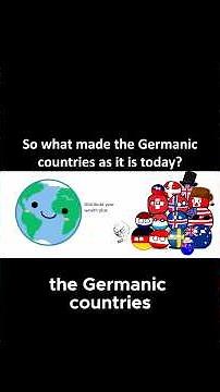 The rise of Germanic countries, maybe