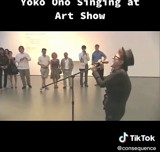 Yoko Ono Singing at Art Show – Why She Screams in Songs