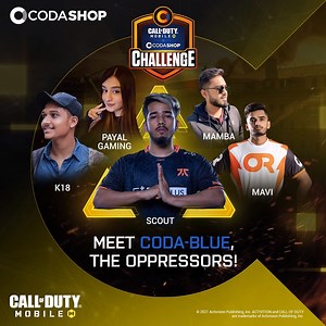 CodaBlue plans on taking over the world to establish a new order! India’s top gamers have been chosen for this mission. Meet CodaBlue; Captaining the team is Scout and his team members Harman Mavi, 8bit MAMBA, Payal Gaming and K18 are ready go give a tough fight to CodaRed! Event details: https://codashopevents.in/ #Codashop #Gaming #Gamers #CODMobile #WeAreCOD #COD #CallofDutyMobile #CallofDutyPoints #CODM #CODMPoints #CallofDuty #CodaBlue #CodaRed | Codashop