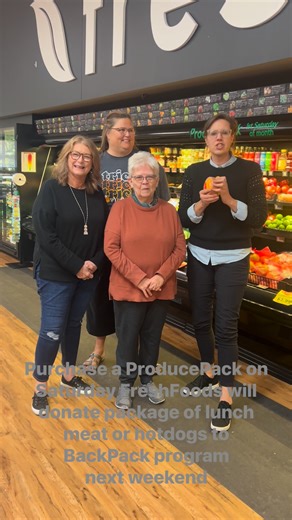 2.9K views · 41 reactions | Purchase a ProducePack & FreshFoods will donate package of lunch meat or hotdogs to the BackPack program. Kids will be able to get next weekend a package out of our Backpack Bunker | Fresh Foods | Facebook