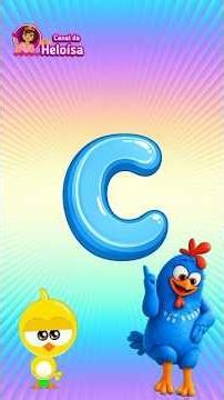 🔤 ABC em inglês Galinha Pintadinha 1/Alphabet /Música do ABC/Pintinho 🐥#galinhapintadinha #shorts