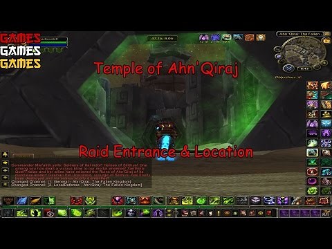 Temple of Ahn Qiraj Raid Entrance and Location