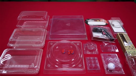 Customized Disposable Plastic Clamshell Edge Fold Sliding Blister Card Packaging