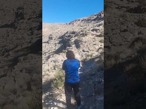 Hiking 🥾 inted rock