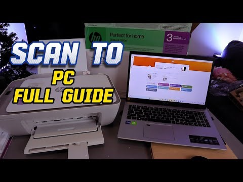 How to Scan Your Document With HP Deskjet To Your PC ~ Full Guide.