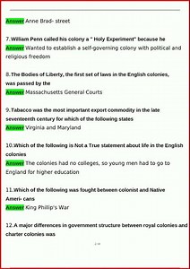 Us History 1 Clep Test Latest Actual Questions And Verified video