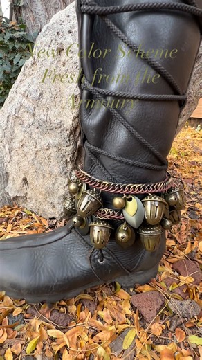 🟤🟢🟤ACORNS🟤🟢🟤 Our most popular color combination is now available and ready to ship. Multiple shades of greens and browns. Double stacked scales. Acorn bells. This is ONE set shown on multiple backgrounds. Approximately 13” long with a swivel trigger clasp for easy on/off. Handwoven with a mix of anodized aluminum and EPDM (rubber) for stretch and durability. $85 per pair shipping. MESSAGE DIRECTLY TO ORDER Not yet on Etsy. But other styles are available here: https://armouredfaerie.etsy.co