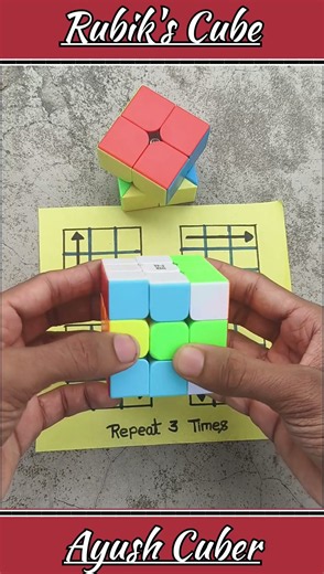 3×3 rubik cube solve with new tricks #shorts #viral #cube
