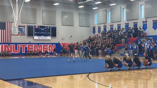 6.8K views · 118 reactions | RHS Cheer & Football team up and leave no crumbs for today’s BEAT ❌OPLEY Pep Rally!⚪️ | Revere Local Schools | Facebook