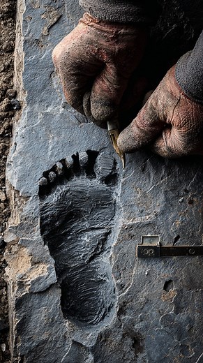Human prints inside rock older than HUMANS Human Footprints Found Inside Solid Basalt #human #footprints #giant #solid | Life's Biggest Questions