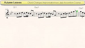 Autumn Leaves - Jazz Accordion Sheet Music
