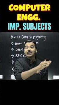 Computer engineering subjects | Engineering first year | Data structure | Artificial Intelligence