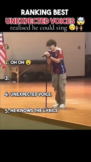 Ranking Best singing voices.