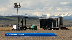 Courtney Smith from the Grey Eagle Resort and Casino joins Leslie Horton to discuss the success of the venue's drive-in movie events. | Global Calgary