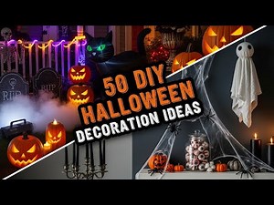 50 DIY Halloween Decoration Ideas | Spooky Outdoor & Indoor Halloween Home Decor