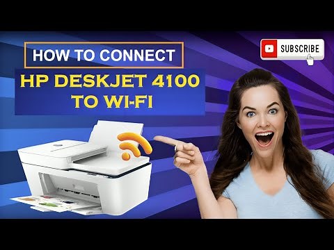 Connect HP Deskjet 4100 to Wi Fi | HP Printer Wireless Setup | 123.hp.com/setup | DSK