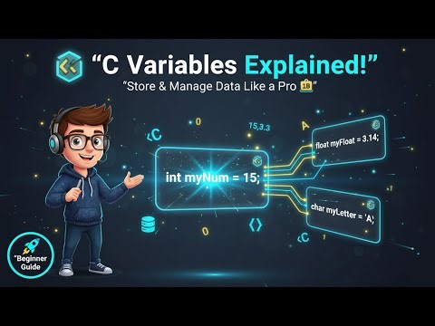 Mastering C Variables | int, float, and char Explained
