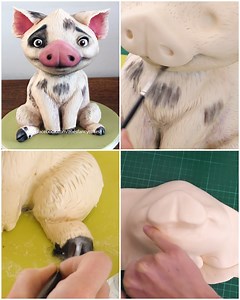 2.8K views · 59 reactions | 3D cake tutorial of Pua the pig! | MetDaan Cakes | Facebook