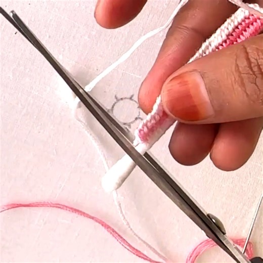 Wow!! A stunning tutorial hand embroidery design #love #handwork #embroidery #virals | ABC Of Hand Embroidery