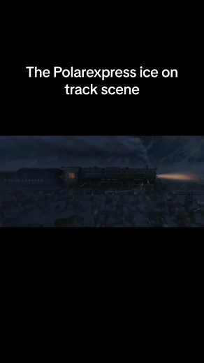 The Polar Express Ice On Track Scene