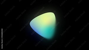 Soft Gradient Light Form on a Deep Black Background – High-Resolution Abstract Art in 4K for Visual Design Inspiration