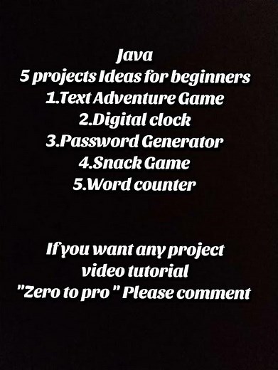 Java project ideas for beginners #coding #java